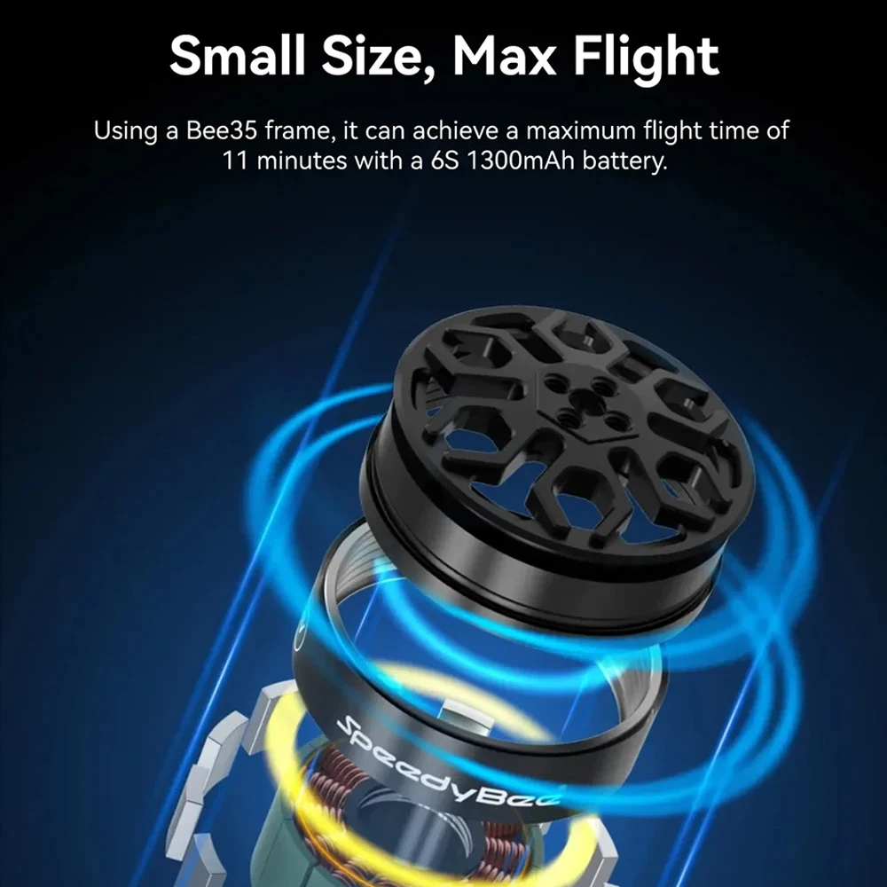 SpeedyBee 2006 1950KV Brushless Motor For RC FPV Bee35 Drone 3.5inch/4inch/5inch Tinywhoop Freestyle Racing Cinewhoop view 3