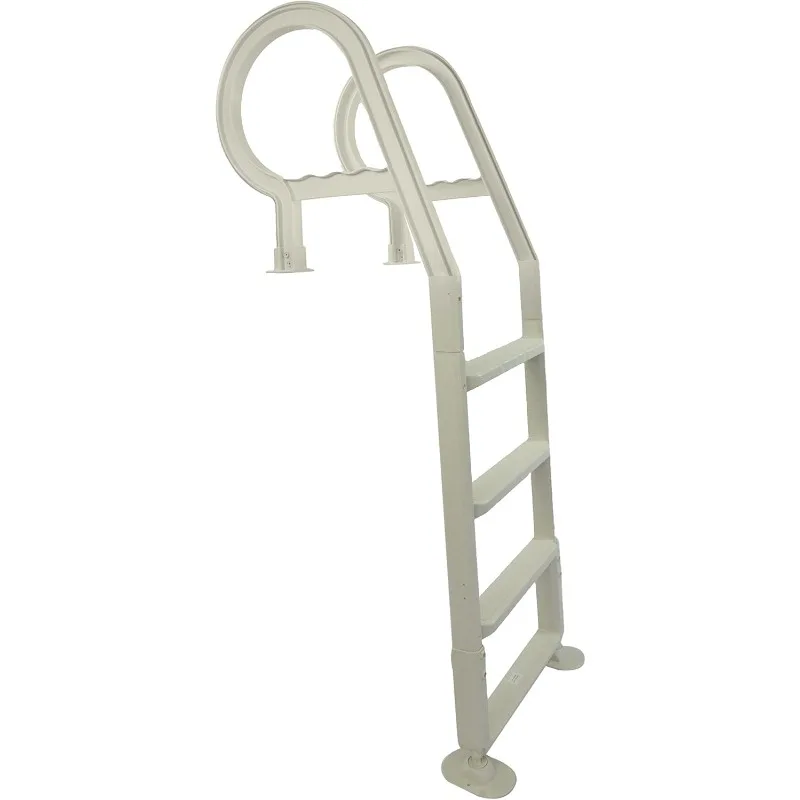 

Champlain Plastics Above Ground Pool Deck Ladder Adjustable Upto 54". Made is USA