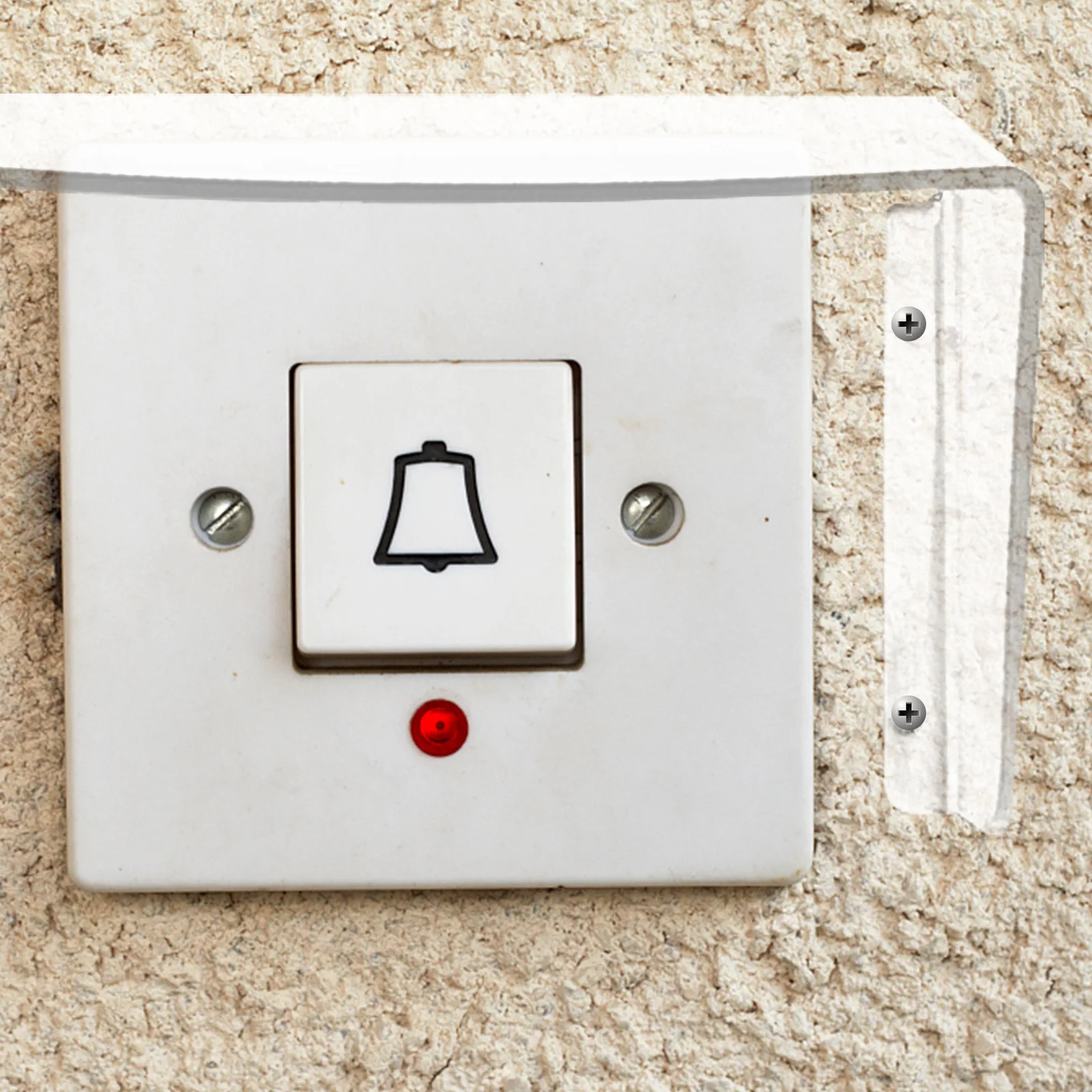 

Outdoor Doorbell Cover Weatherproof Acrylic for Video Doorbell Lock Protection Waterproof Housing