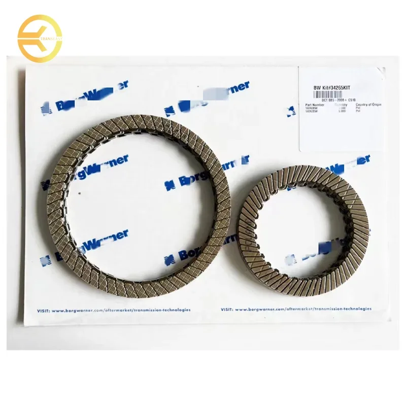 

Borg Warner 0B5 DL501 7Speed Transmission Wet Dual Clutch Friction Kit Fits For Audi A4 A5 A6 A7 Q5