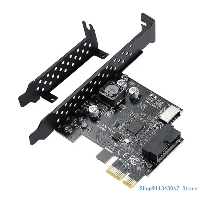 

PCIE 1X to USB3.2 Expansion Card, USB 3.2 GEN1 Super Speed 5Gbps PCI-Express Card for Windows-11,10,8.1,8,linux- Drop shipping