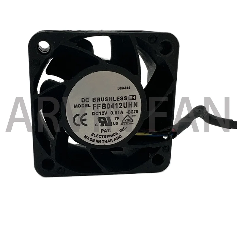 

FFB0412UHN 4cm 4028 40x40x28mm 12V 0.81A Double Ball Bearing 4-wire 4pin PWM Air Volume Server Power Cooling Fan