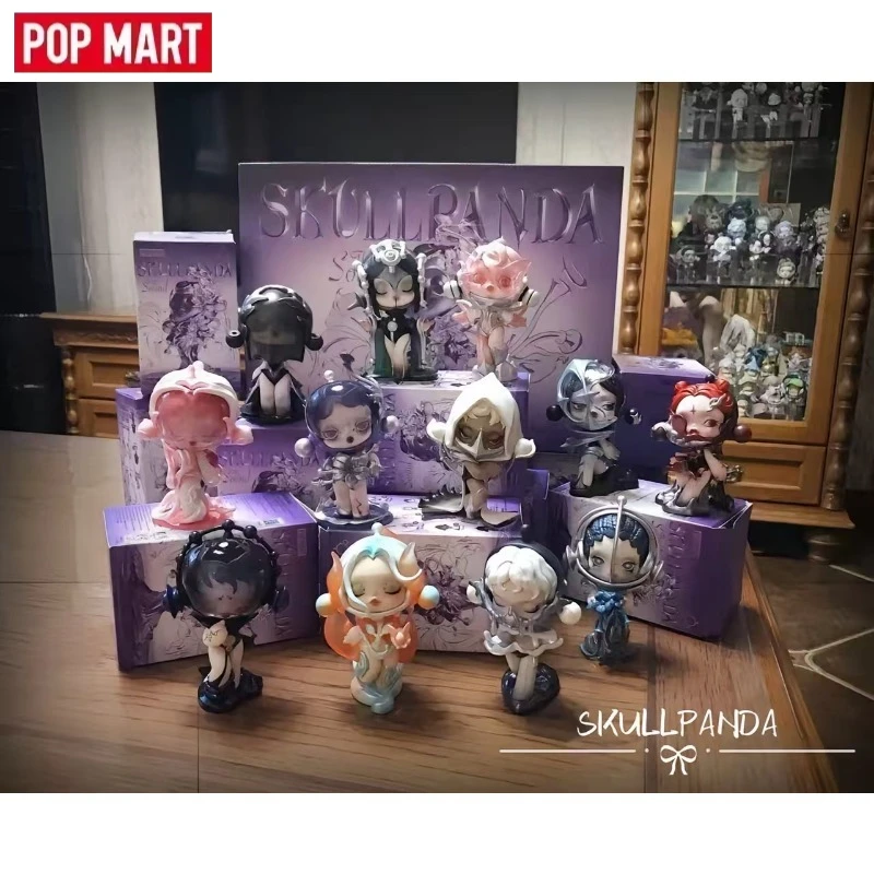 

Cute Collectible Doll from popmart: Skullpanda The Sound Series Surprise Mystery Blind Box Toy，Desktop Ornament Perfect Gift