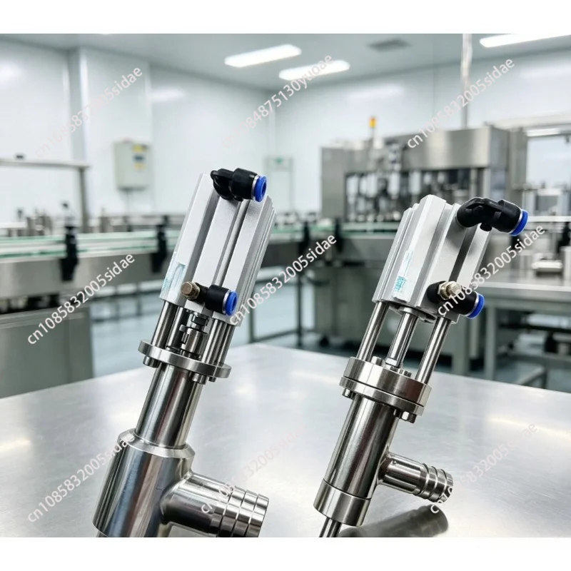Discharge Valve Filling Head 304 Stainless Steel Anti Drip High Precise Durable Compact for Paste and Liquid Machine Accessories