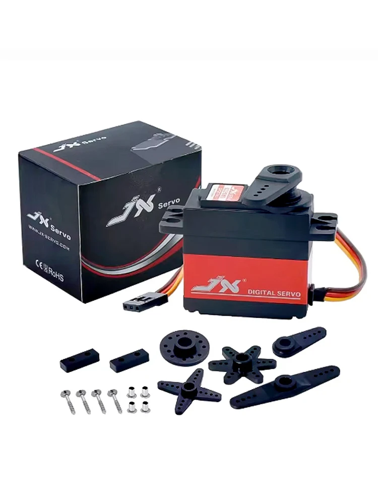 Jx PDI-6115MG 15kg 6v 0.126sec padrão de alta velocidade digital coreless servo motor robô uav hobby educação peças para carro 1/10 rc