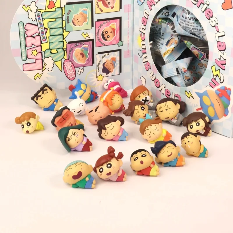 

Аутентичный карандаш Shin chan MiniMe, бесплатная лежачая серия, загадочная мини-слепая коробка, декоративный орнамент, коллекция игрушек, подарок-сюрприз