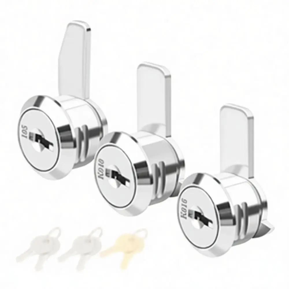 Metal Cam Lock For Cabinet Drawer Mailbox Locker Security Zinc Alloy Cylinder Replacement Hardware Modern Furniture Fitting