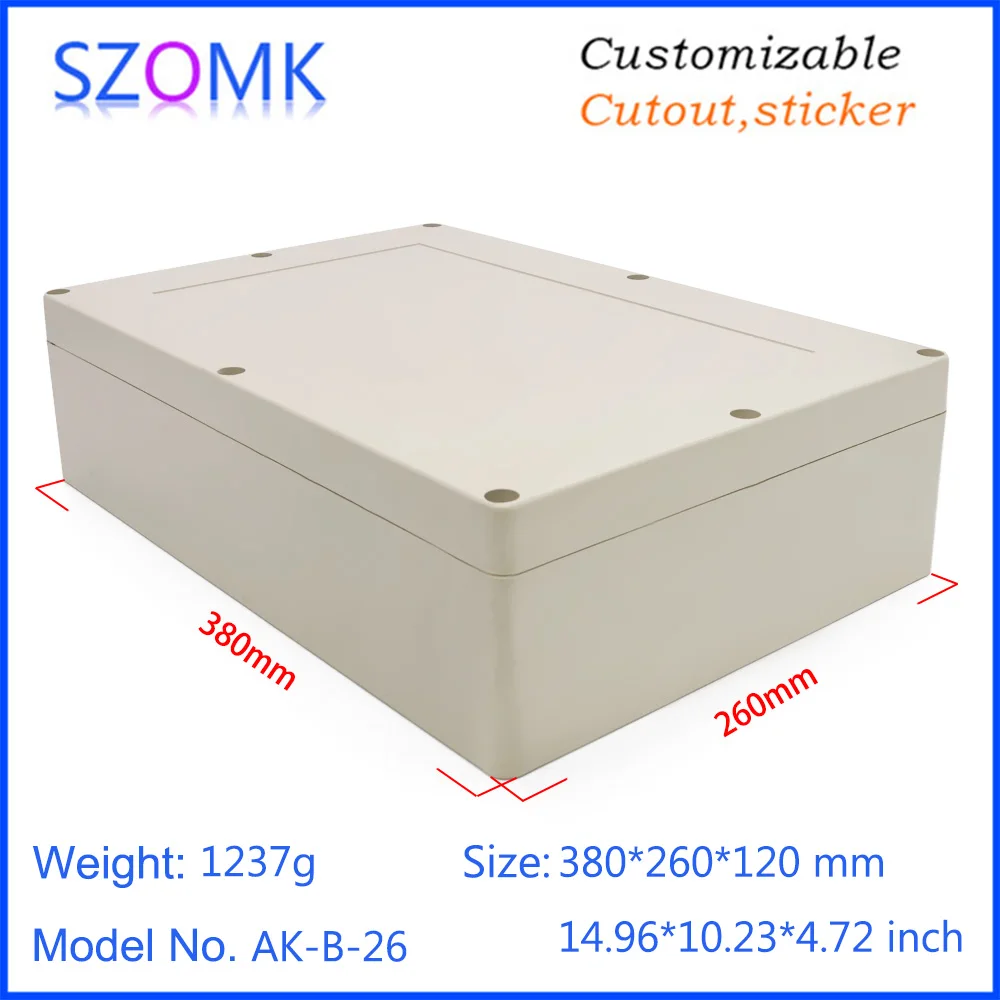 1Pcs Hot selling plastic enclosure box for electronics circuit board SZOMK IP65 waterproof housing device box