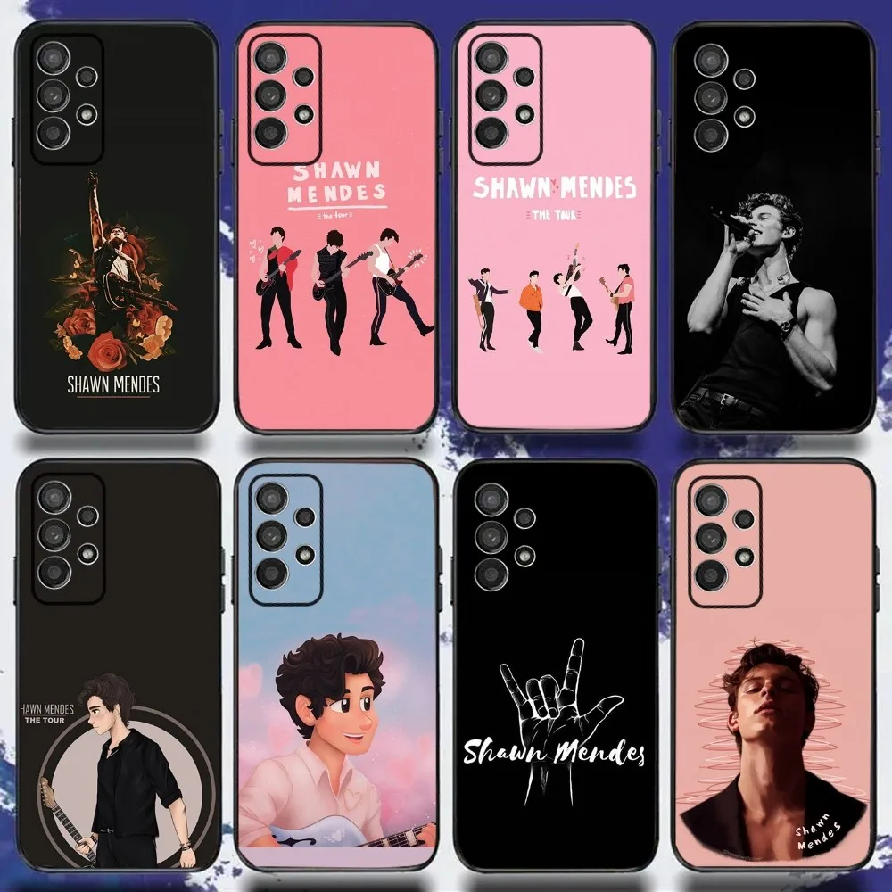 Singer Shawn M-Mendes Phone Case For Samsung S24,S21,S22,S23,S30,Ultra,S20,Plus,Fe,Lite,Note,10,9,5G Black Soft Cover