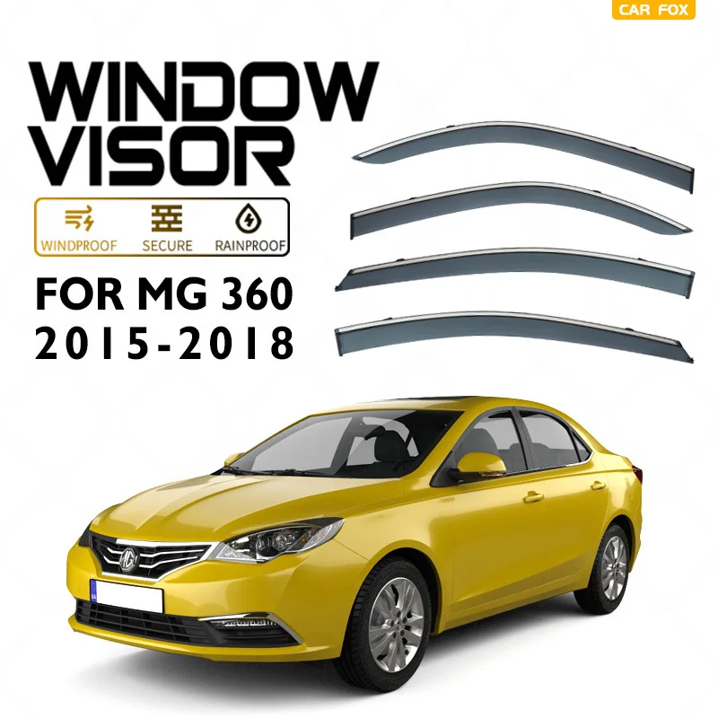 

Комплект из 4 дефлекторов для окон MG 360 2015-2018: защита от дождя и солнца, аксессуары для авто