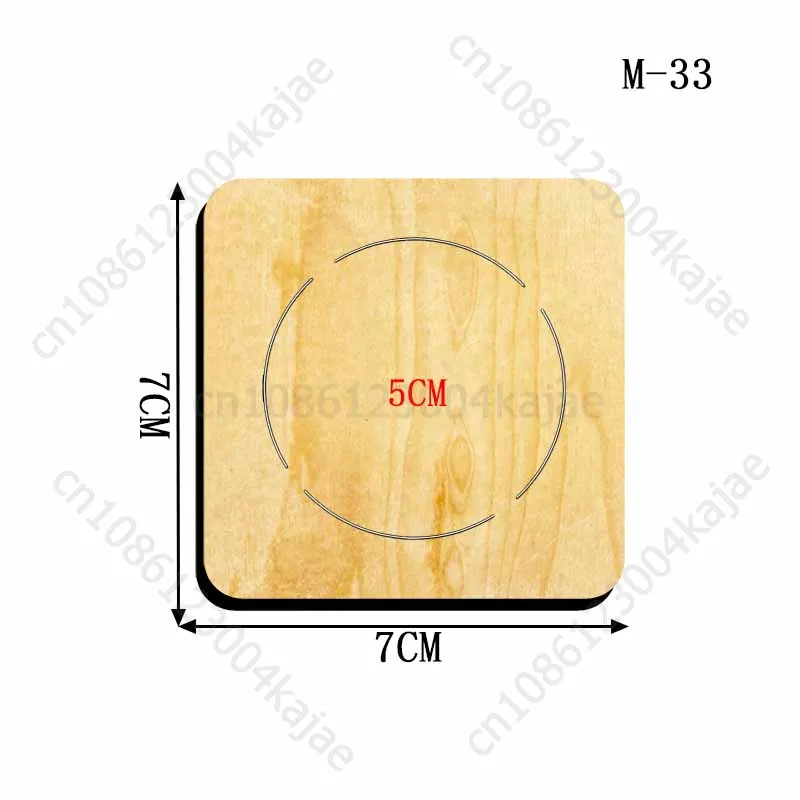 Okrągłe nowe wykrojniki 2024 nowości Scrapbooking nóż 16 MM odpowiedni do większości wykrojników do drewna