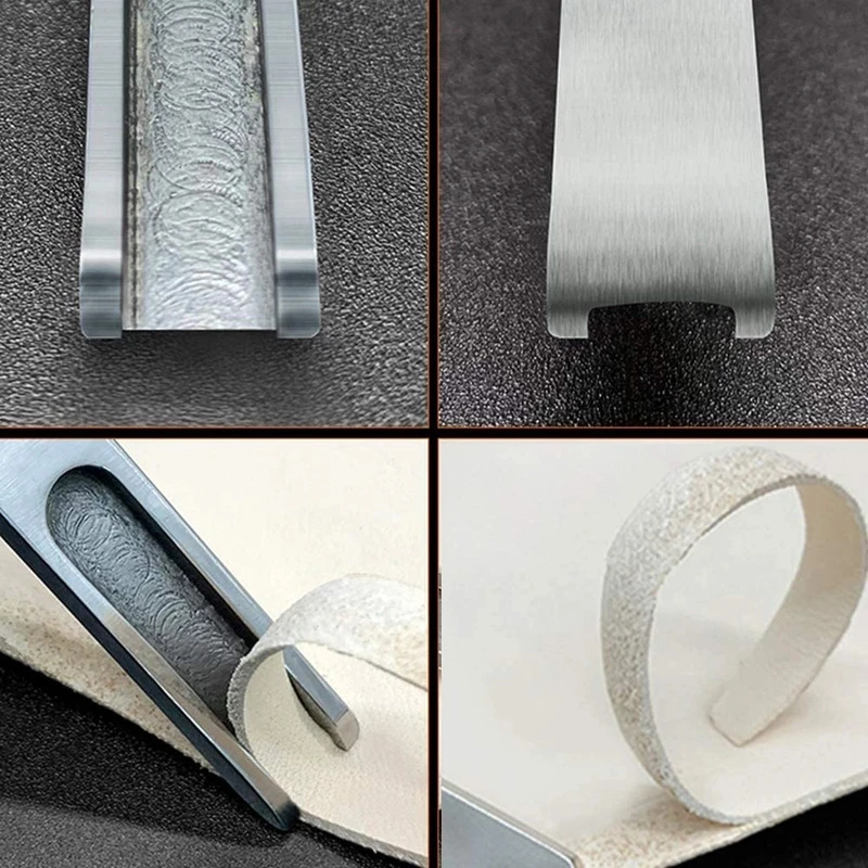 4mm-16mm Practical Leather Craft Edge Beveler Skiving Beveling Knife DIY Cutting Trimming Hand Craft Tool with Wood Handle view 5