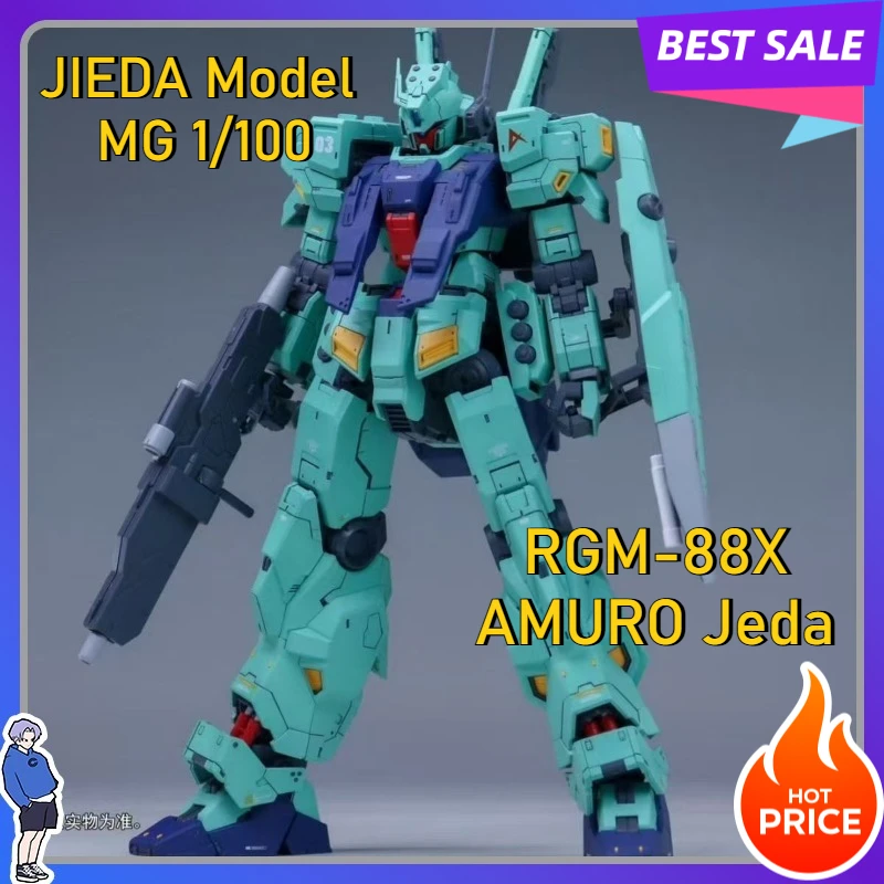 

New PLAMO LOVING ALIEN MG 1/100 JIEDA RGM-88X AMURO Jeda Action Figure Assembly Model Kit Robot Plastic Model Kits Toys Gifts