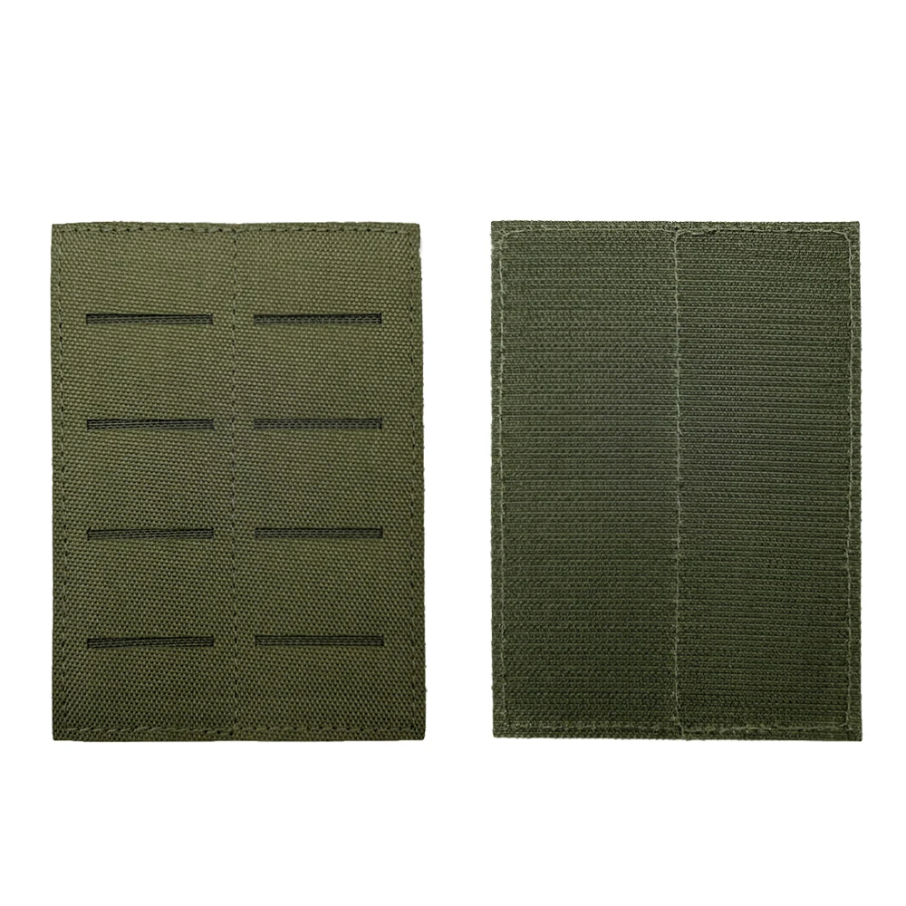 Taktisches 2-Reihiges Klettverschluss-Panel mit Molle-Adapter-Einsatz für Modulare Aufbewahrung EDC-Taschen Rucksack Jagdzubehör – Detail 7