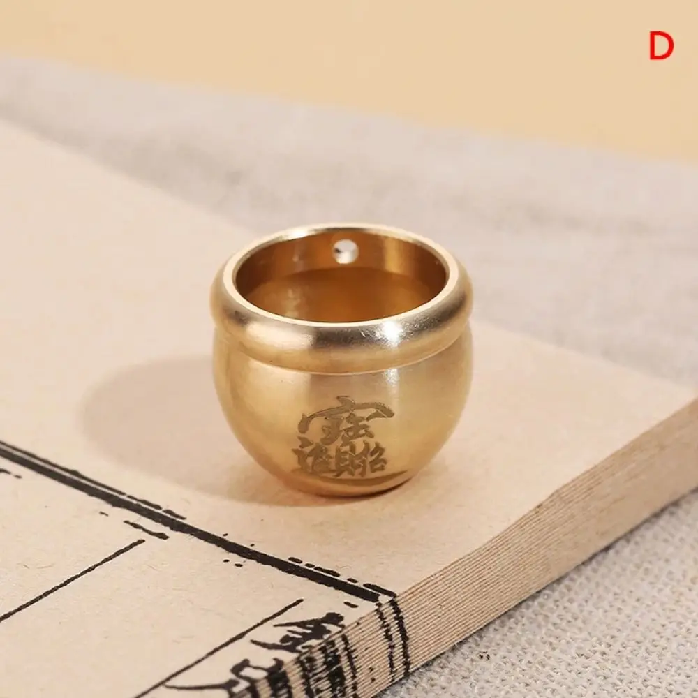 

Study Gift Small Brass Cornucopia Handmade DIY Treasure Bowl Cornet Glossy Wealth Figurine Attract Wealth