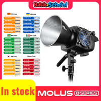 ZHIYUN Official MOLUS B Series COB Light Bi-Color Video Lights Bluetooth Control Photography Lighting B100 B200 B300 B500