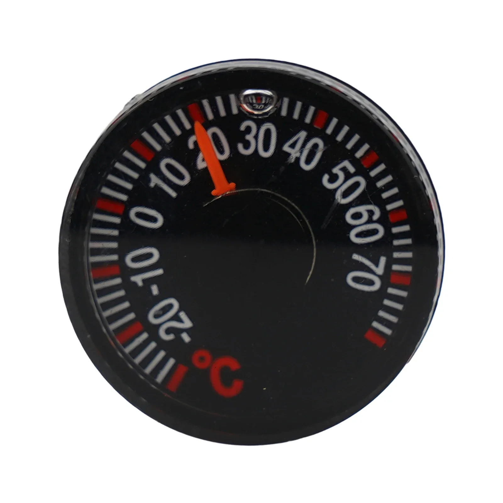 Termometro ad alta precisione Indicatore di temperatura rotondo in plastica Doppio monitor di temperatura Raccordo per test per auto domestiche