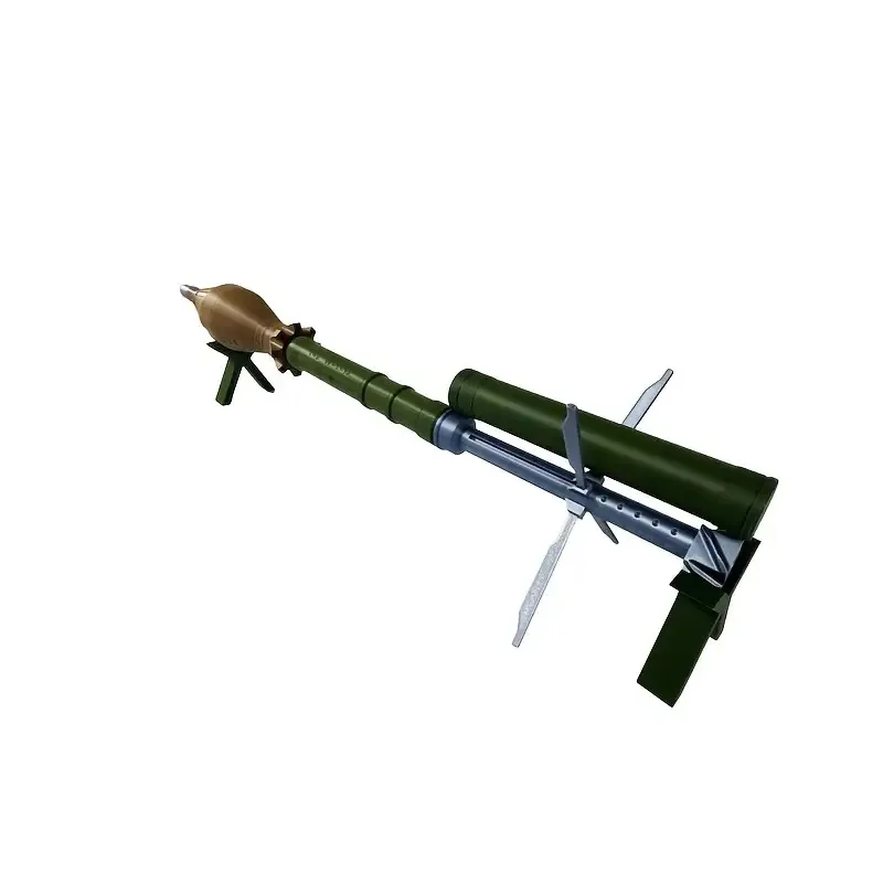 نموذج صاروخ RPG بمقياس 1:1/1:2، ABS عالي القوة مع زعانف قابلة للطي وغطاء قابل للإزالة لعرض المكاتب المنزلية وديكور مسدس Airsoft #6