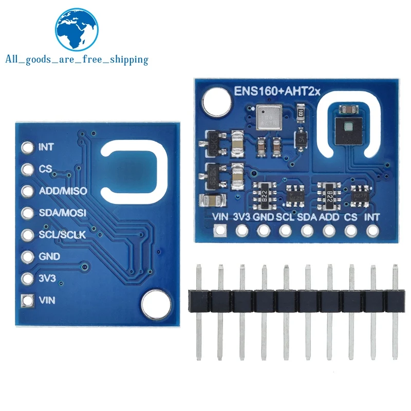 Imagem -04 - Dióxido de Carbono para Arduino Tvoc Qualidade do ar e Temperatura e Umidade Sensor Ens160 Aht21 Ccs811 Co2