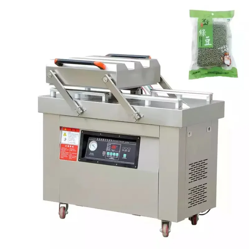 New Condition DZ-500 DZ600/2S Double Chamber Food Storage Bags Vacuum  Sealer Packaging Machine Customized