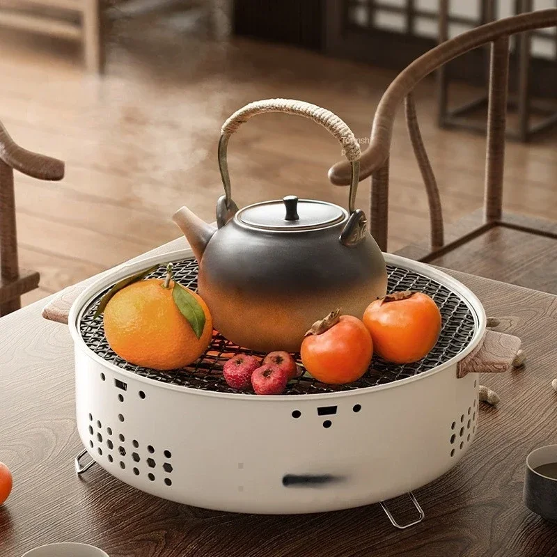 DurableOutdoor Camping Charcoal Barbecue Stove For Boiling Tea In A Stove Multi Functional Smokeless Heating Stove For Home Use