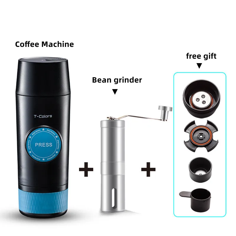 2 in 1 Portable Coffee Powder Capsule Dual-purpose Coffee Machine Hot and Cold Extraction Electric Coffee Machine Barista Tools