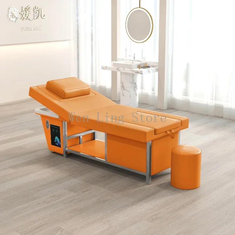 

Pedicure Hair Washing Chairs cosmeti Aesthetics Hydrotherapy Shampoo Chair Stretcher Silla Peluqueria Furniture Barberia MQ50SC
