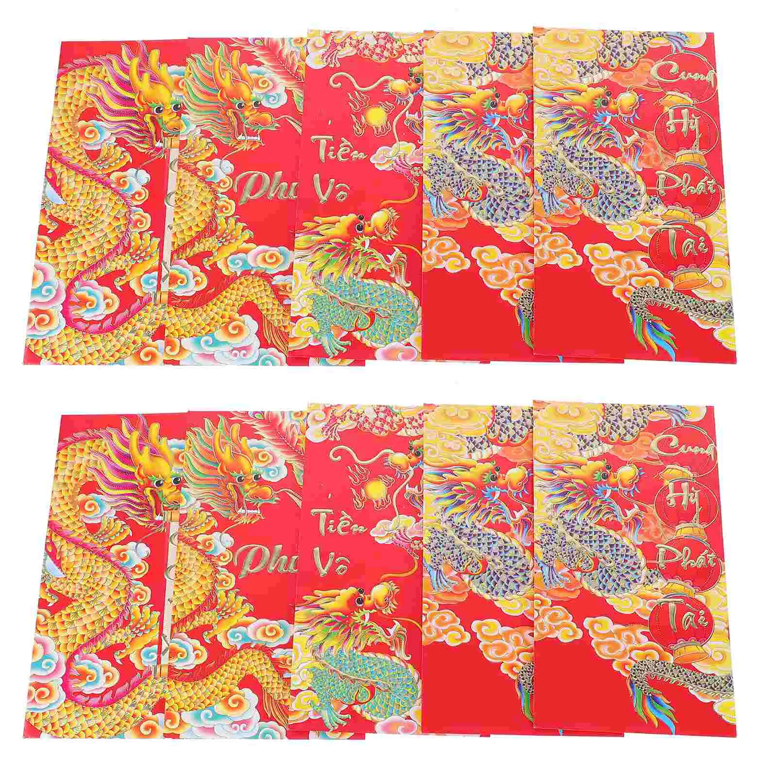 Packet 2024 Spring Festival Red Envelope New Year’s Seal Bag Wallet Prop Paper Gift
