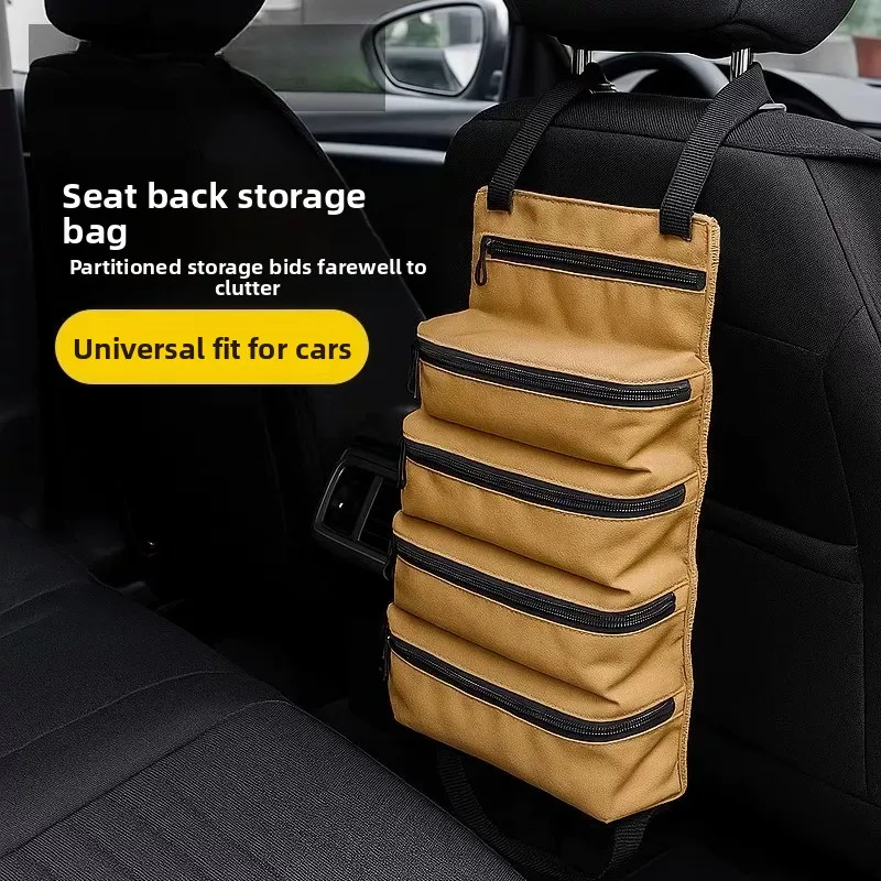 Wear resistant Rolled Canvas Portable Multifunction Electrician Tool Bag Handheld For Vehicle Car Hardware Repair Storage