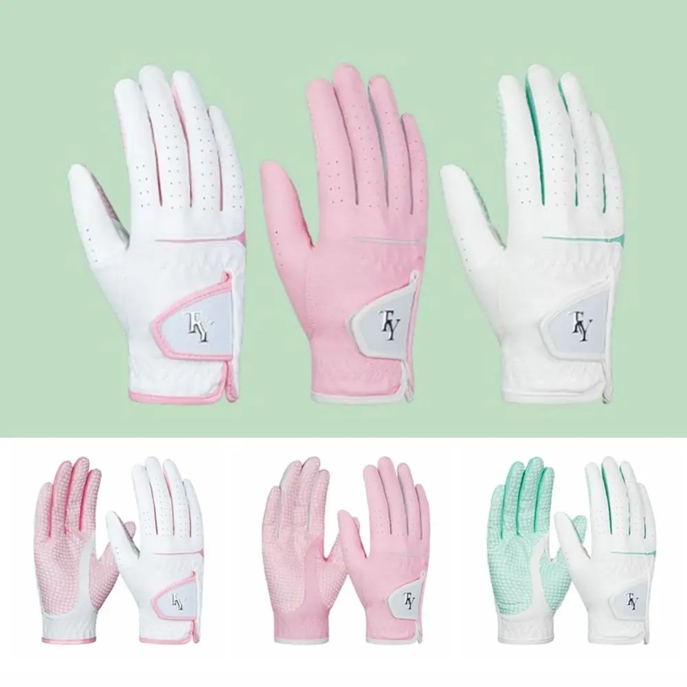 

Comfort Women's Golf Gloves Wear-resistant Anti-slip Full Finger Sports Gloves Durable Soft Golf Wear Gloves Outdoor Sports
