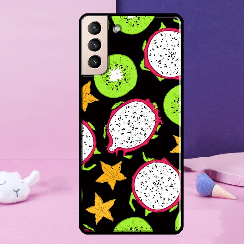 Tropical Summer Fruit Lemon Case For Samsung Galaxy S23 S22 Ultra S21 S20 FE Note 10 20 Ultra S8 S9 S10 Plus Cover