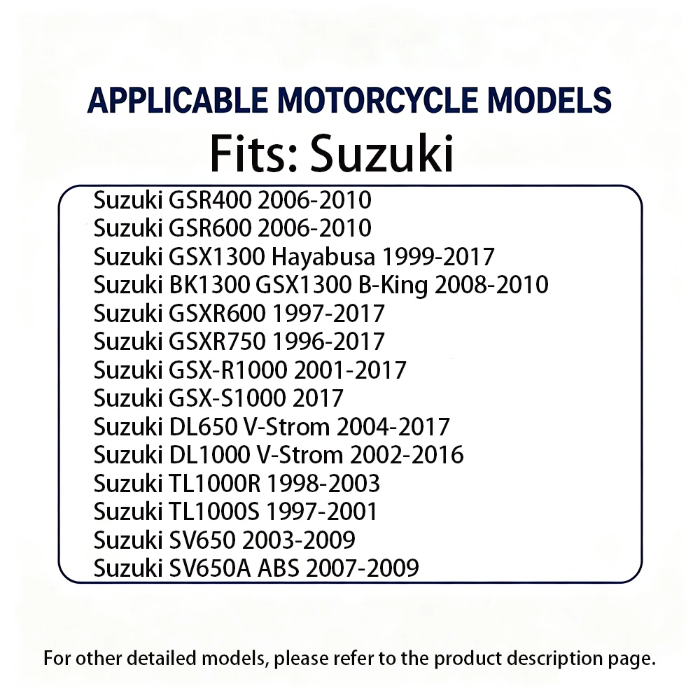 Motorcycle Steering Stem Bearing Seal Kit For Suzuki DL650 DL1000 V-Strom TL1000R TL1000S SV650 SV650S SV1000 SV650A SV650SA ABS view 2