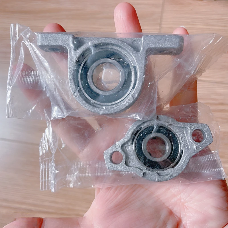 1Piece Kp08 Kp000 Kp001 KP003 KFL08 KFL000 KFL001 Zinc Alloy Diameter 8mm to 30mm Bore Ball Bearing Pillow Block Mounted Support