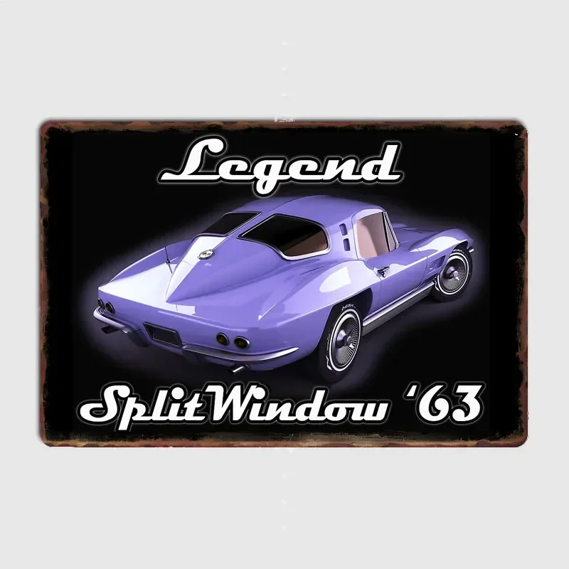 Legendary Car Classic Sports Car Plymouth Superbird Retro Poster Metal Sign Garage Club Room Wall Decor Custom Tin Home Decor