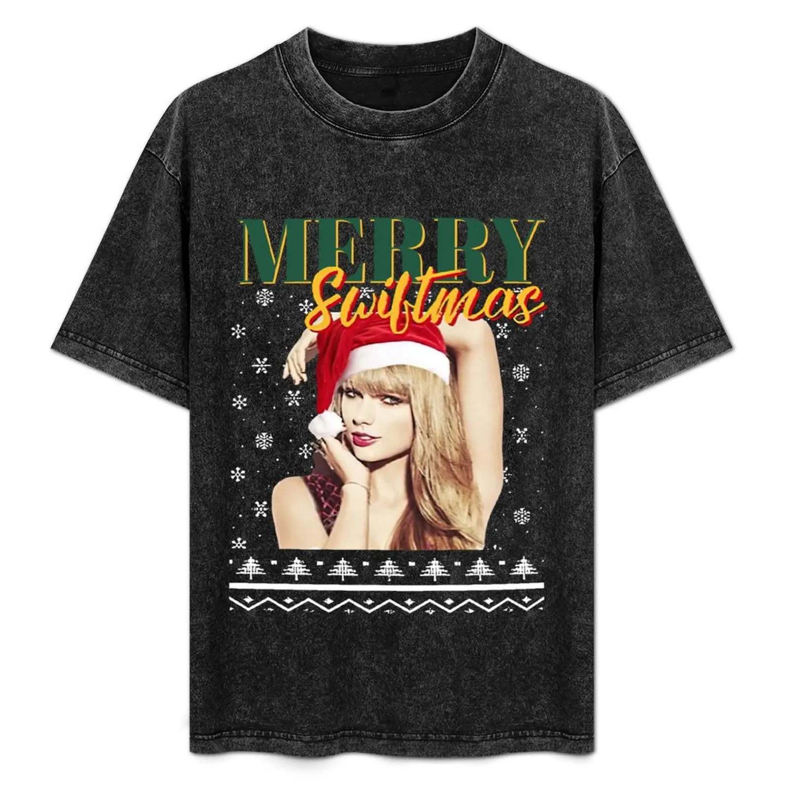 Merry Swiftmas art T-Shirt Big Size Short Sleeve Tee for Men