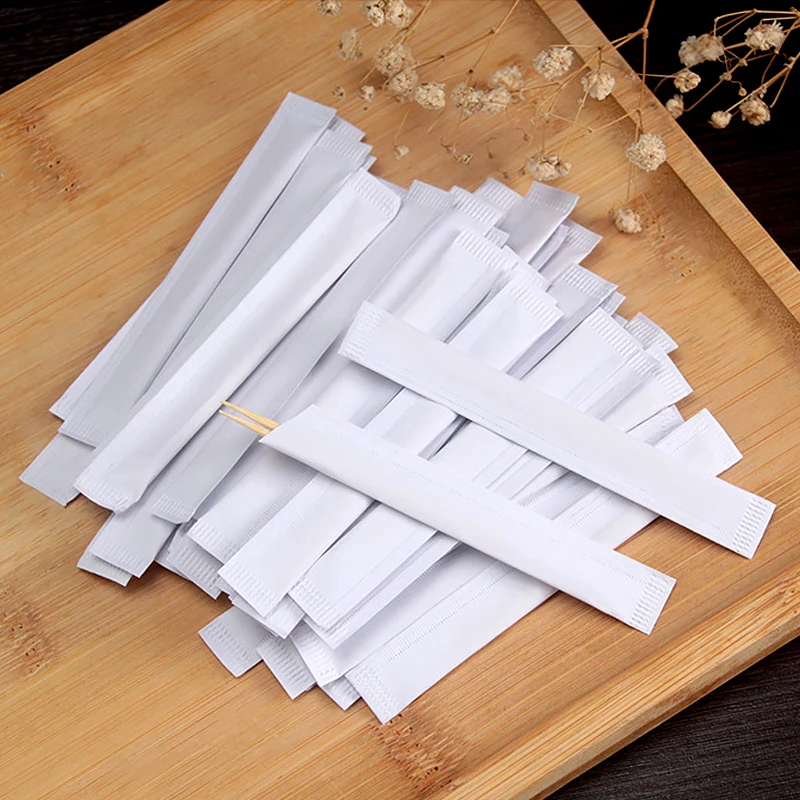 Wholesale 1000 Packs Bamboo Toothpicks Disposable Fruit Tooth Picks Sticks Individual Packaging for Restaurant Hotel