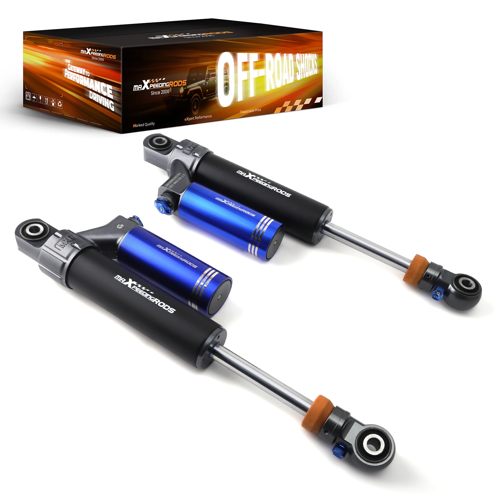 

MaXpeedingrods X3 Series 2-3 дюйма задние внедорожные амортизаторы с дистанционным резервуаром для Holden Colorado 2012-2021 AWD для Isuzu DMAX