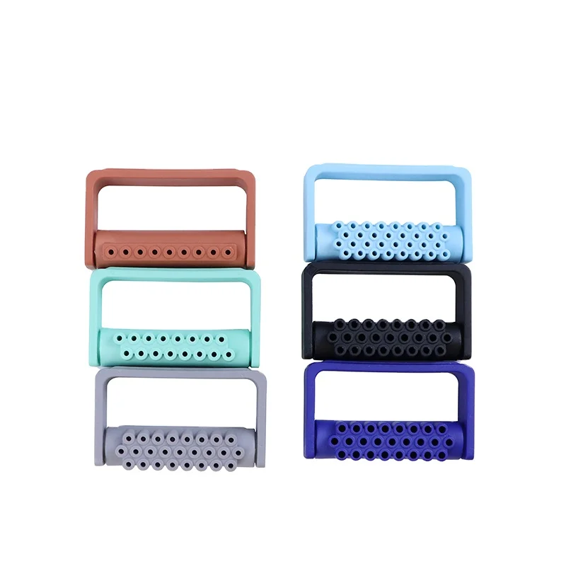 Root Canal File Holder 9/16/25/32 Holes Opening Disinfection Burs Holder          Burs Box