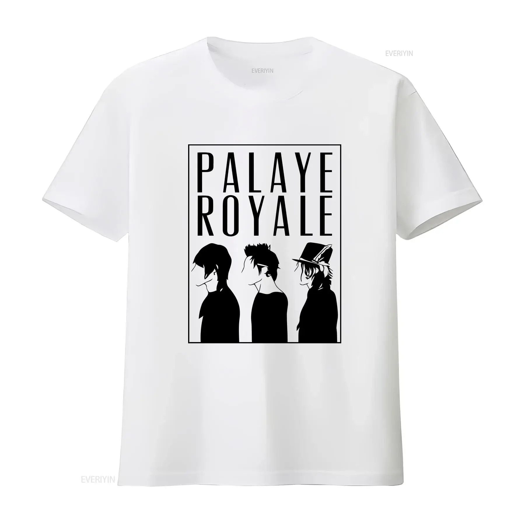 Винтажная футболка Palaye Royale, черная, все размеры, DS50, винтажная, с эффектом потертости, мужская, эластичная, повседневная, мягкая, унисекс, модная, уличная одежда