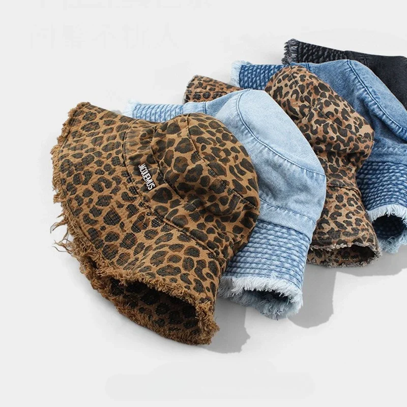 

The 2025 New Design Luxury Brand Creates Denim Fisherman Hats, Sunscreen and Sun Hats, As Well As Sun Hats with Retro Stripes