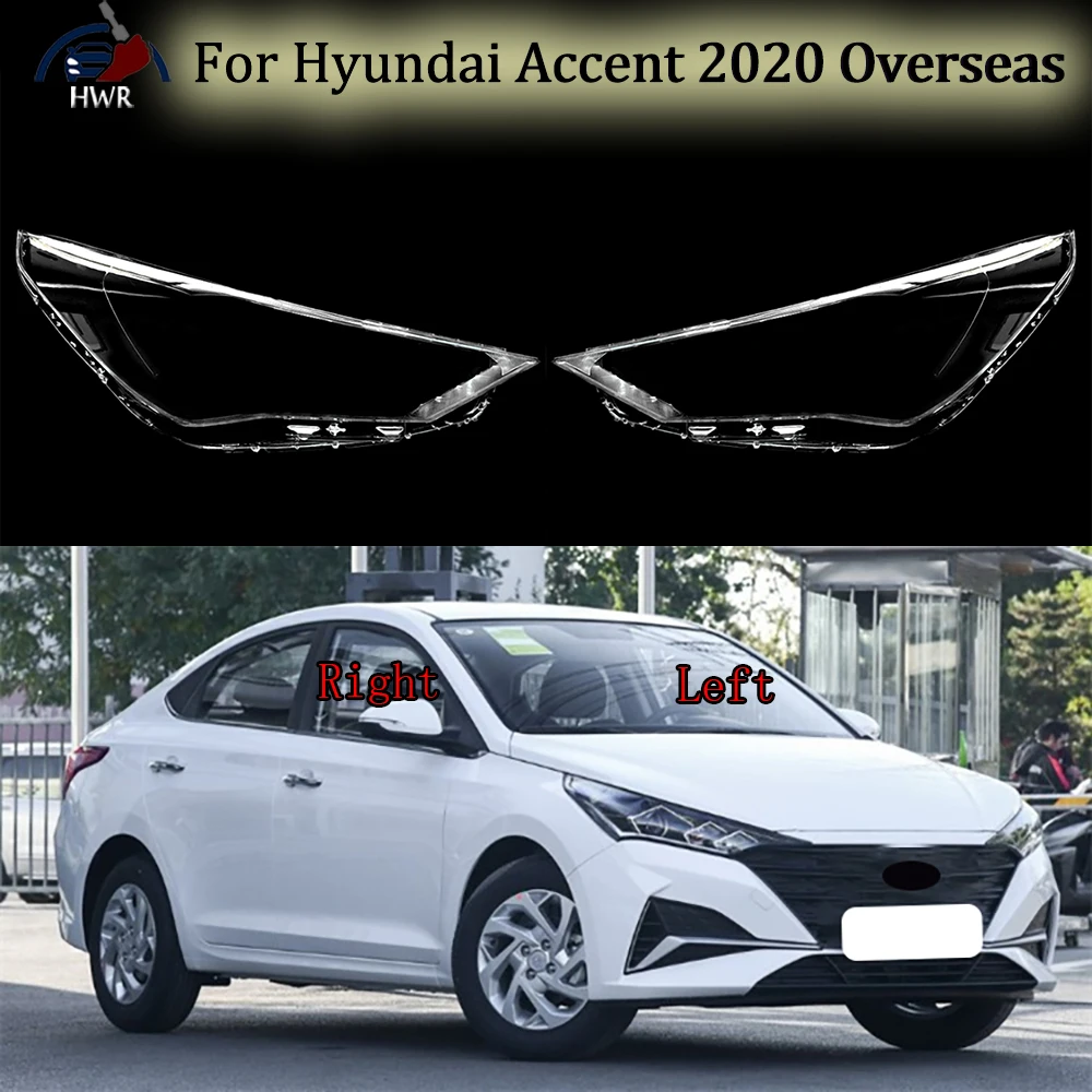 

Front Headlamp Cover Lamp Shade Headlight Shell Lens Plexiglass Replace Original Lampshade For Hyundai Accent 2020 Overseas