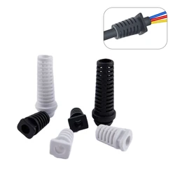 10pcs 6mm Cable Gland Connector Rubber Strain Relief Cord Boot Protector Wire Cable Sleeve for Power Tool Cellphone Charger