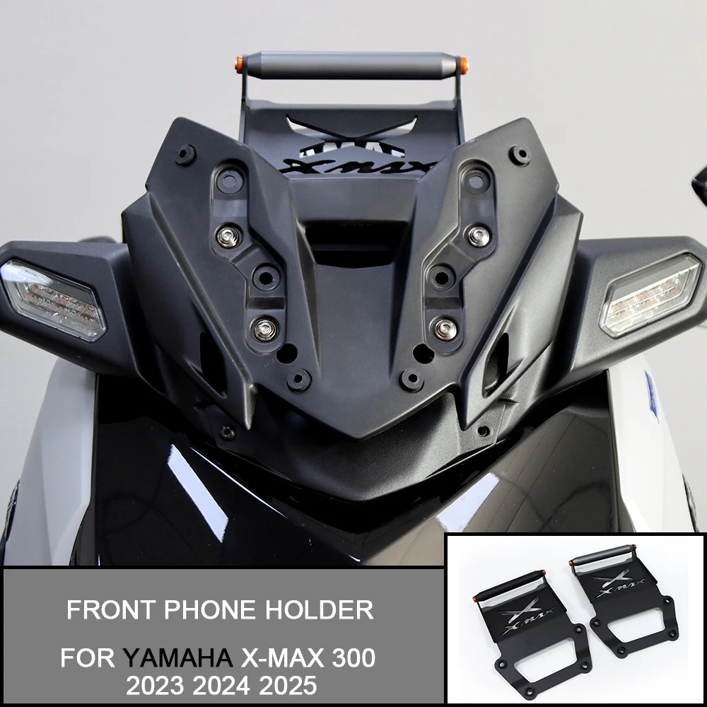 For YAMAHA X-MAX 300 XMAX300 2023 2024 2025 Motocycle Front Phone Holder Mobile Navigation GPS Support Bracket Stand Plate Hold