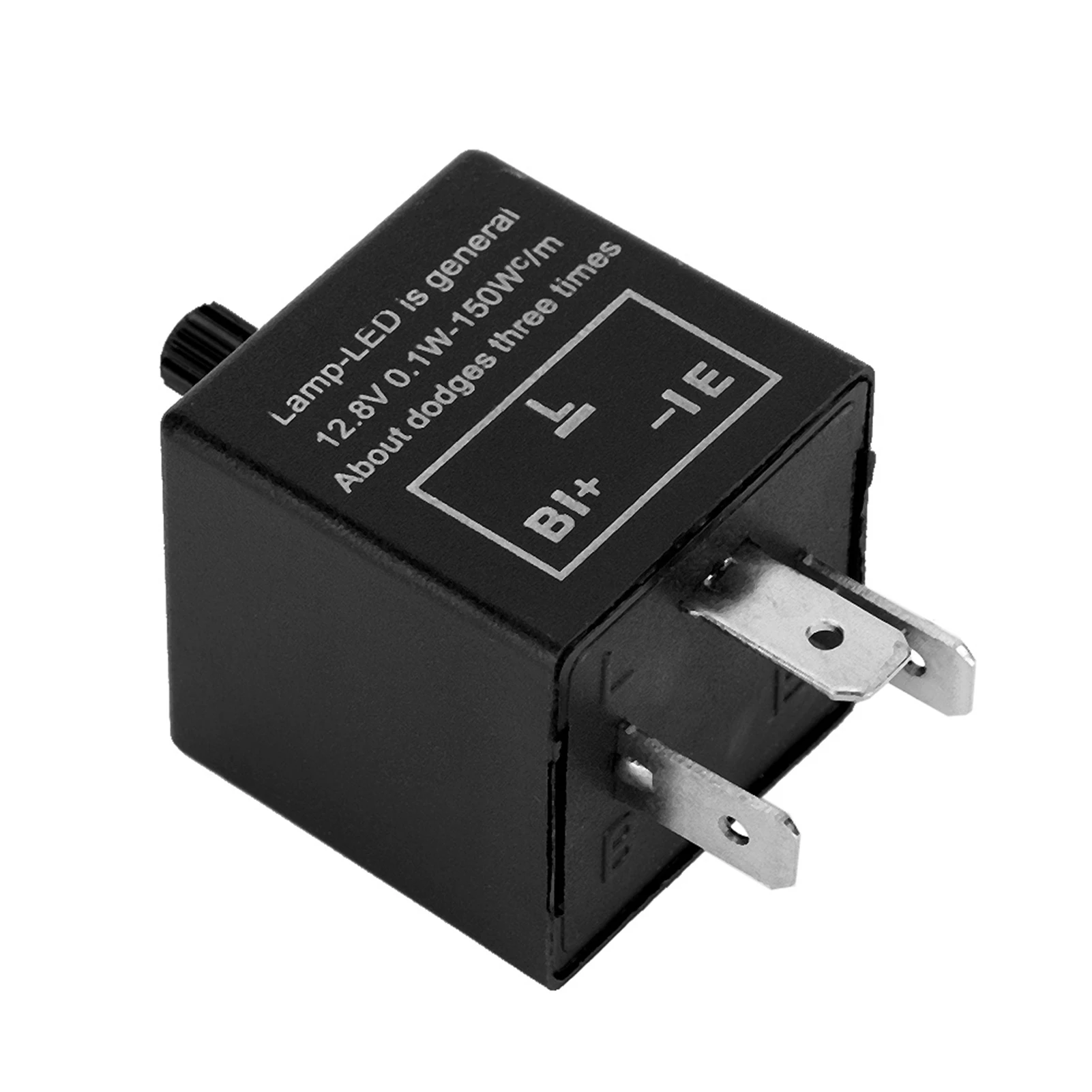 12V 3 pines luz LED ajustable intermitente relé fijo para indicador de señal de giro nuevo