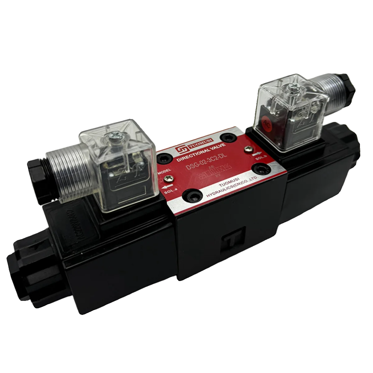 Hydraulic solenoid valve DSG series 02-3C2/02-3C4/02-3C60/02-2B3B oil research two-way solenoid valve