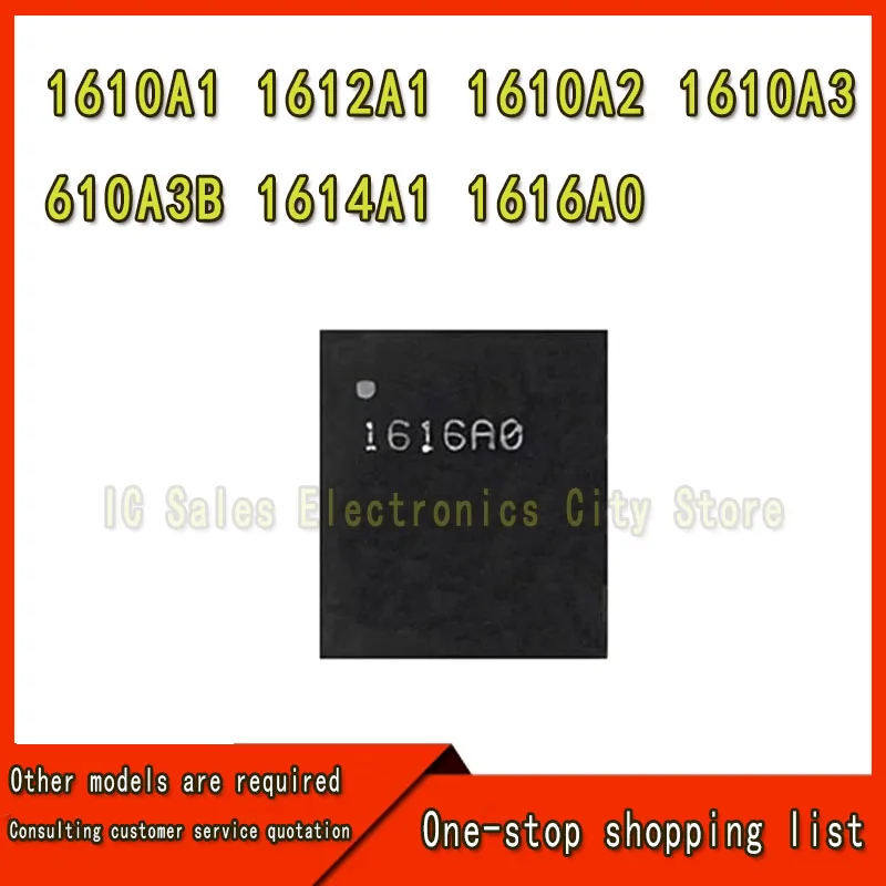 5 PCS U2 1610A1 1612A1 1610A2 1610A3 610A3B 1614A1 1616A0 para 5S 6 6Plus 6S 6SP 7 Plus 8 8P X XS/Max 11Pro IC de carga