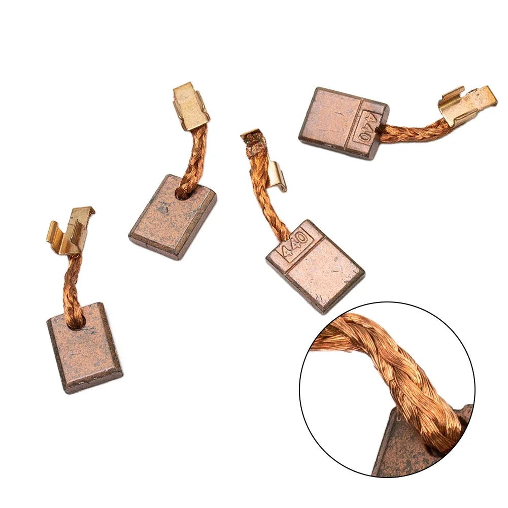 4 шт. угольные щетки, замена щетки электродвигателя для Mkt DTD146 DHP456 DHP458 BHP456 BDF446 BHP454 CB440 BDA350 DTW152