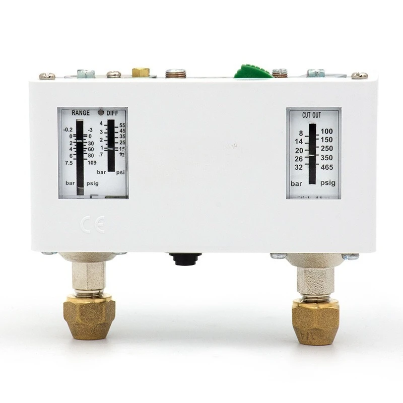 Refrigeration system double pressure switch, high and low pressure protection switch, refrigeration unit pressure controller