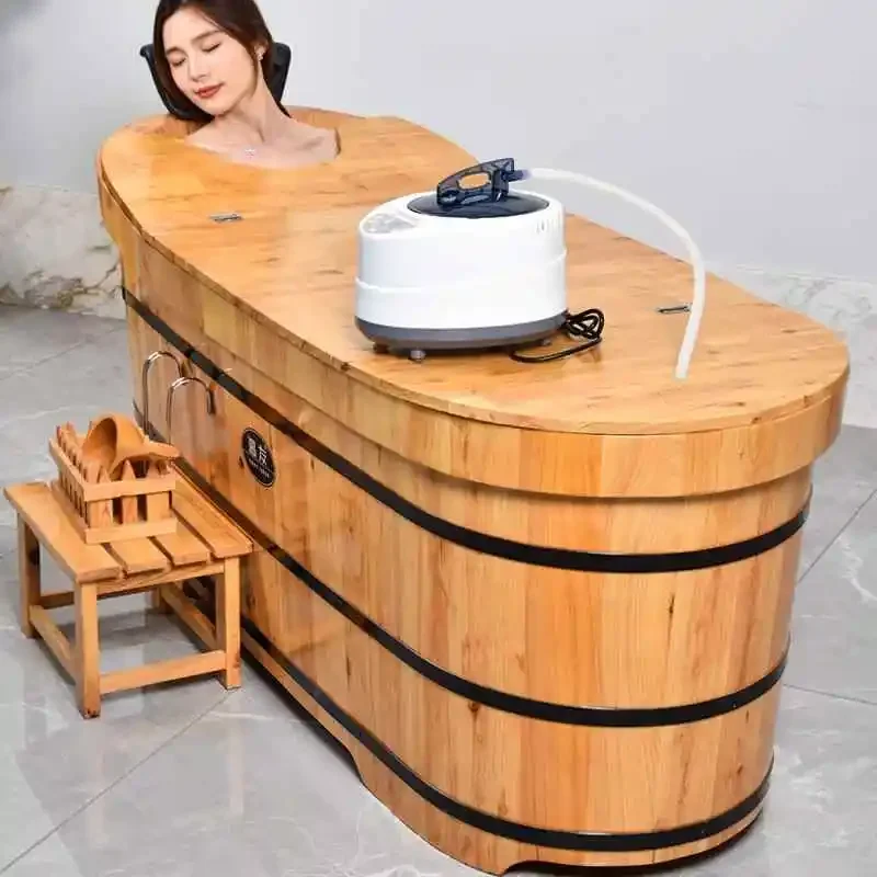 

Кедровая древесина, пузырьковая ванна, бытовая ванна для всего тела, ванна для взрослых, паровая ванна для взрослых и детей, ванна-бочка