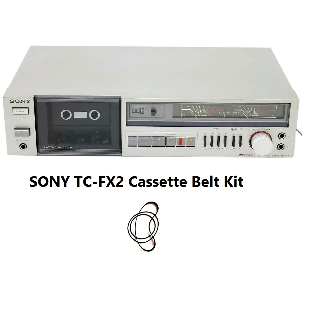 Letereo Kit cintura tagliata piatta e quadrata per TC-FX20 TC-FX30 TC-FX2 Cassette Deck e molti altri lettori di registratori a nastro Vintage